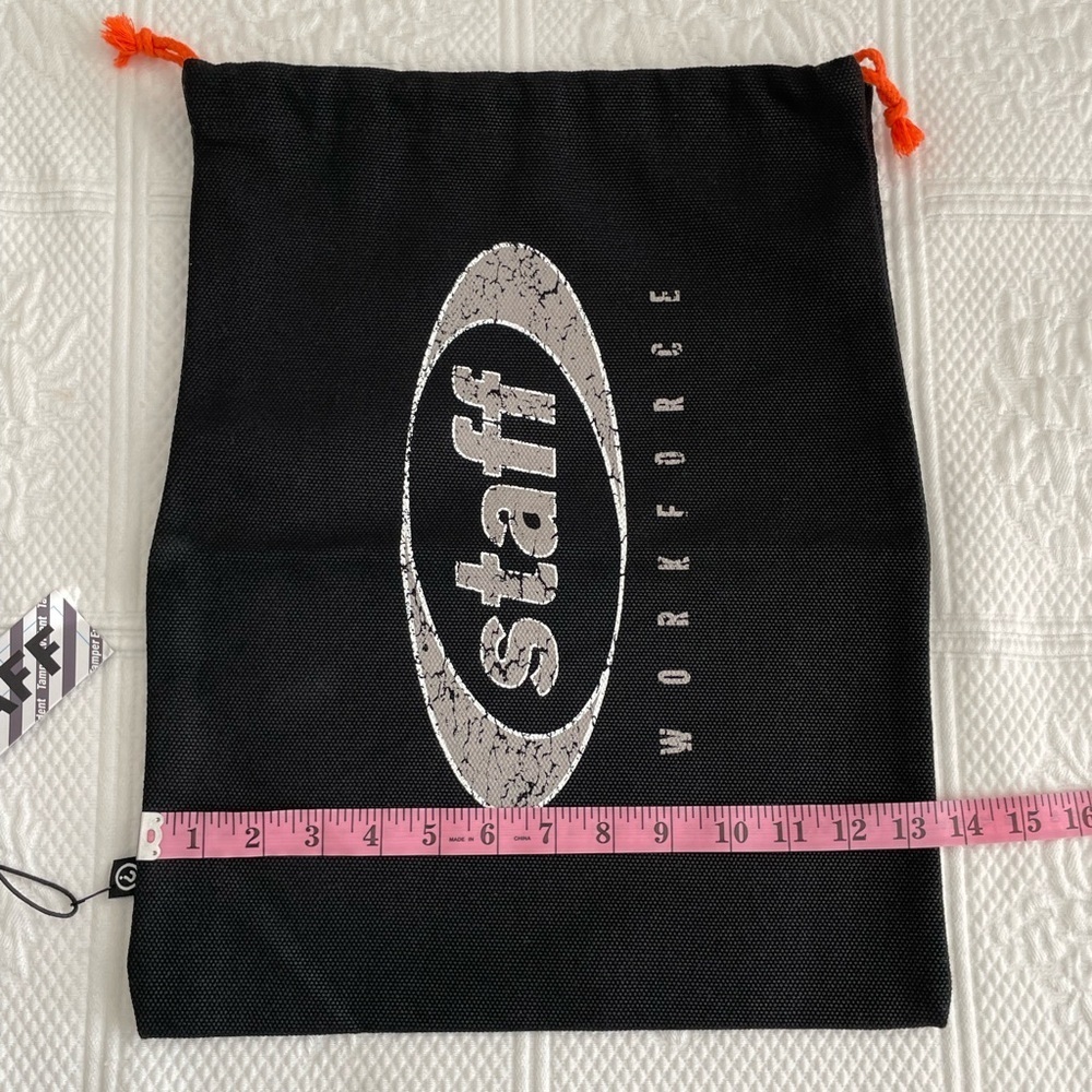 NEW G59 Staff WorkForce Dust Bag Drawstring Black Orange Grey59 $uicideBoy$ Tour - Picture 9 of 10